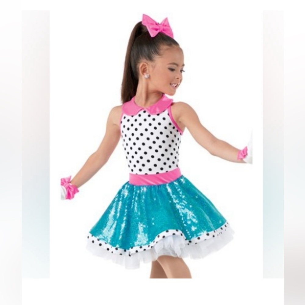 Weissman polka dot dress 50’s style #9767